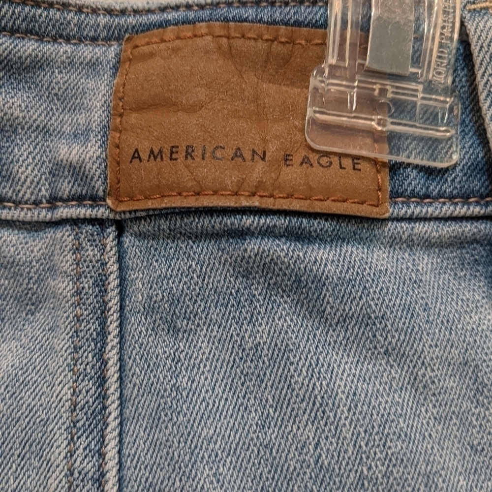 American Eagle Super Stretch Denim Skirt Size 2 - Picture 6 of 7